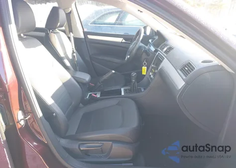 2012 Volkswagen Passat 2.5L Se из США, поврежденный, VIN 1VWBH7A35CC039556